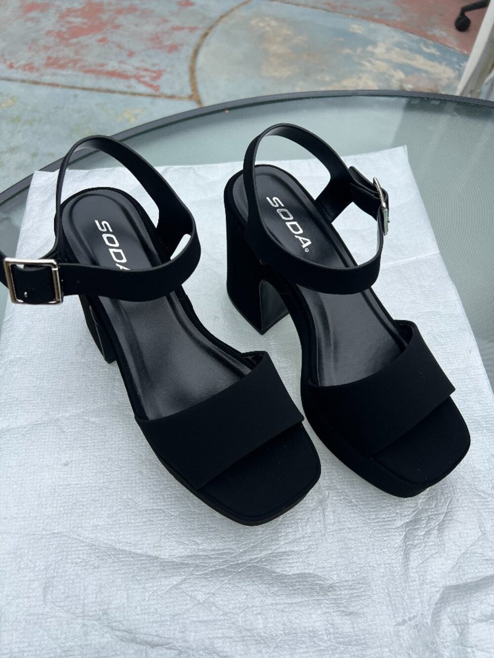 High Heeled Sandals 8.5"
